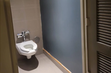 Repair and painting in commercial bathrooms 2